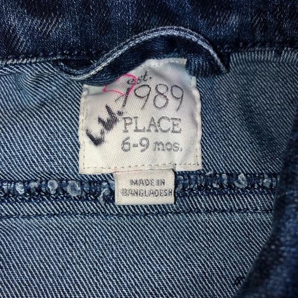 Cheetah Print Denim Jacket (6-9m) - Picture 5 of 6